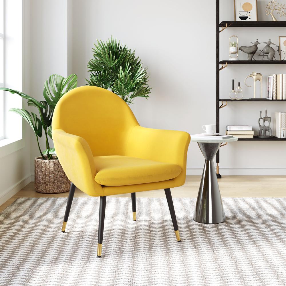 Alexandria Accent Chair Yellow. Picture 6