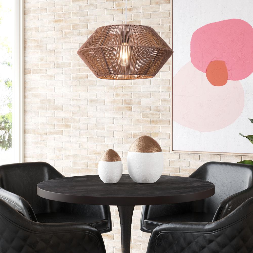 Kendrick Ceiling Lamp Brown. Picture 6