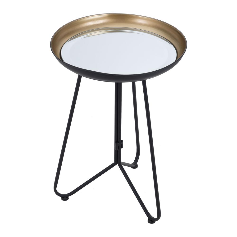 Foley Accent Table Gold & Black. Picture 4