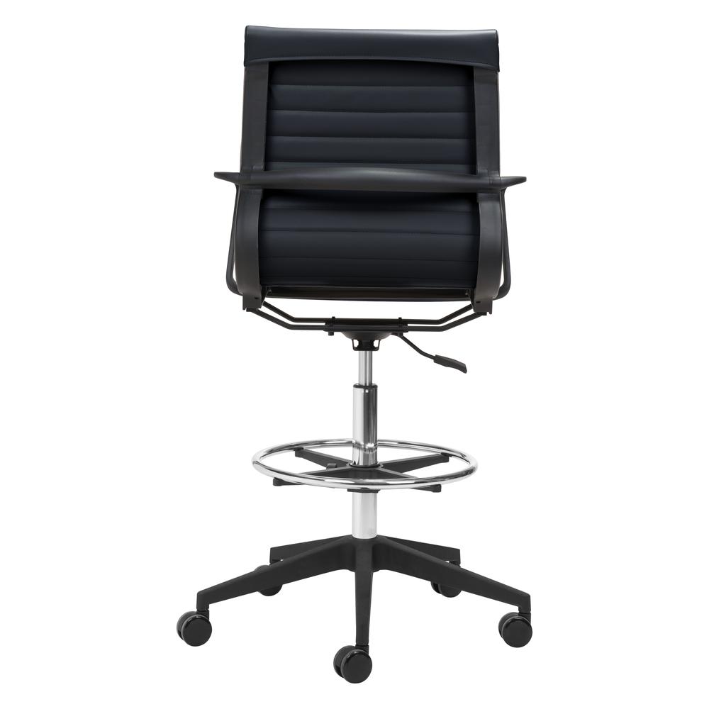Stacy Drafter Office Chair Black. Picture 4