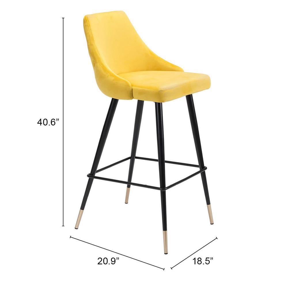 Piccolo Barstool Yellow. Picture 7