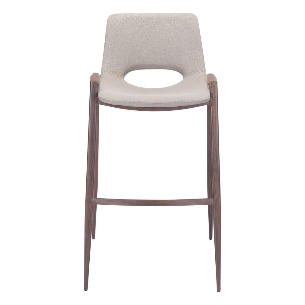 Desi Bar Chair (Set of 2) Beige. Picture 4