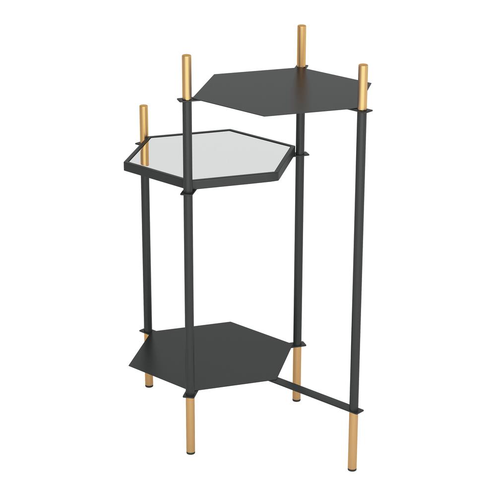 William Side Table Black & Gold. Picture 5