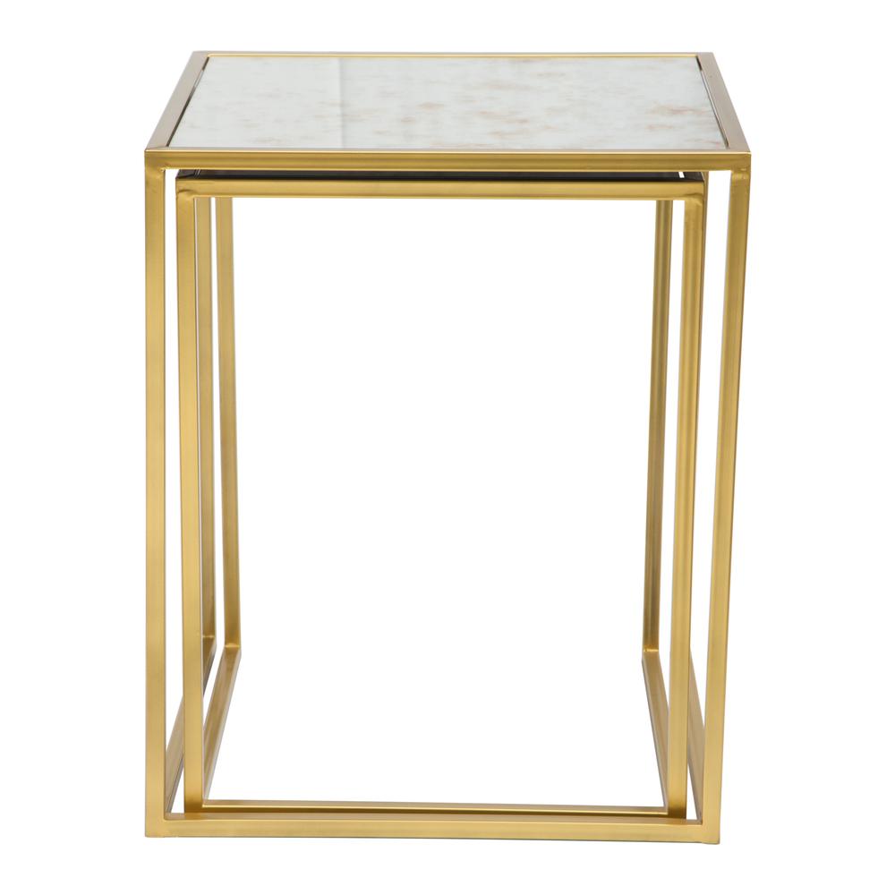 Calais Nesting Tables Brass. Picture 4