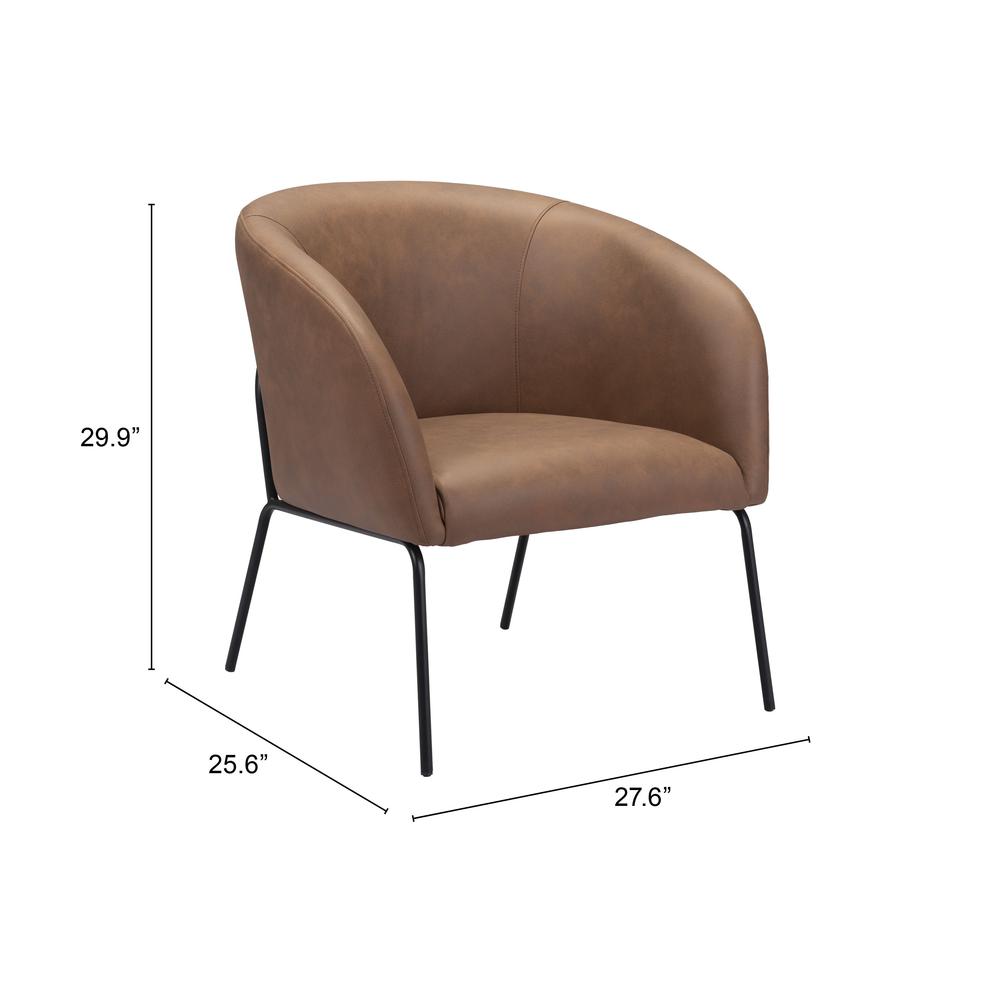 Quinten Accent Chair Vintage Brown. Picture 8