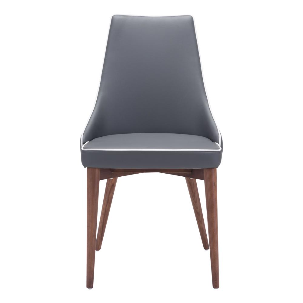 Dining Chair Dark Gray. Picture 3