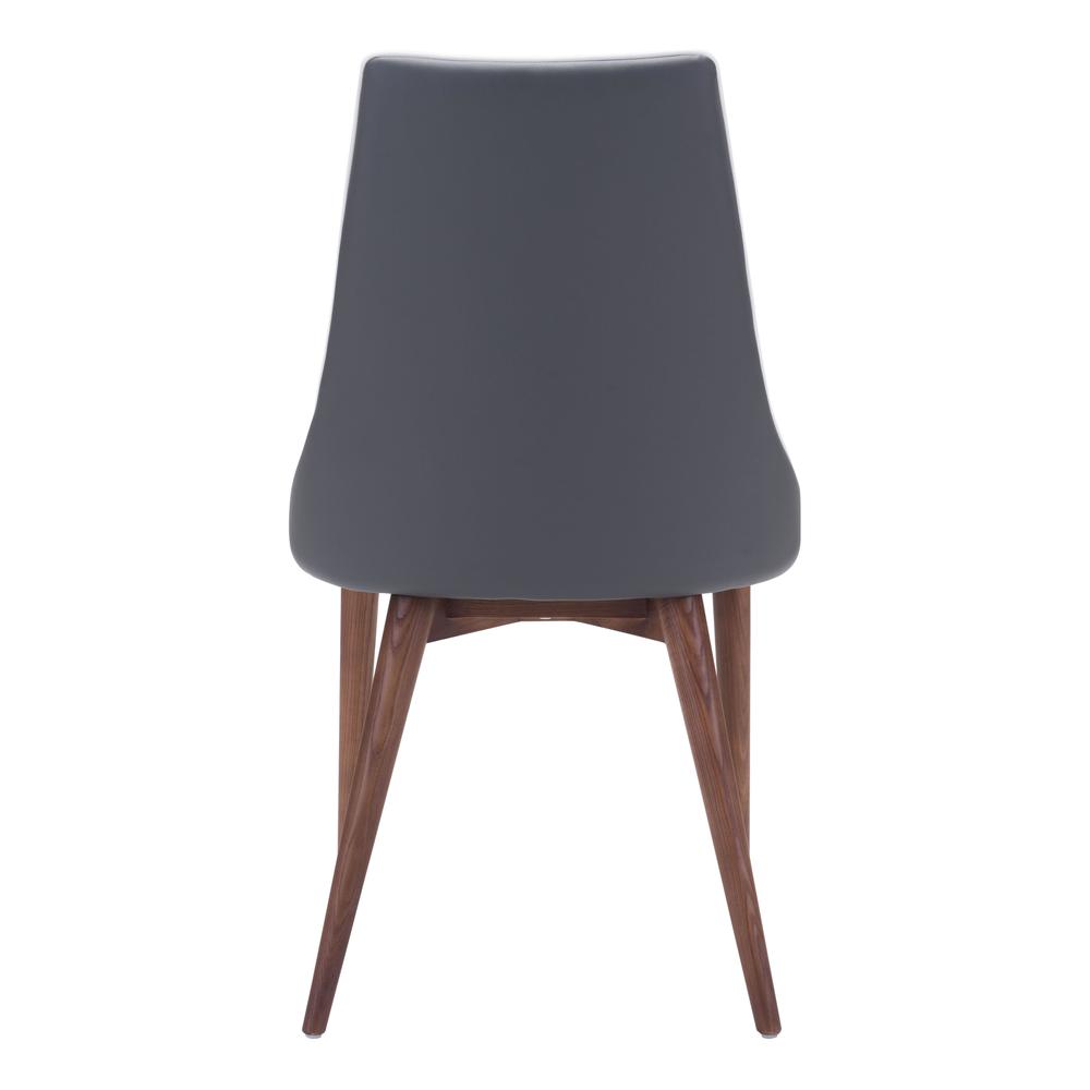 Dining Chair Dark Gray. Picture 4