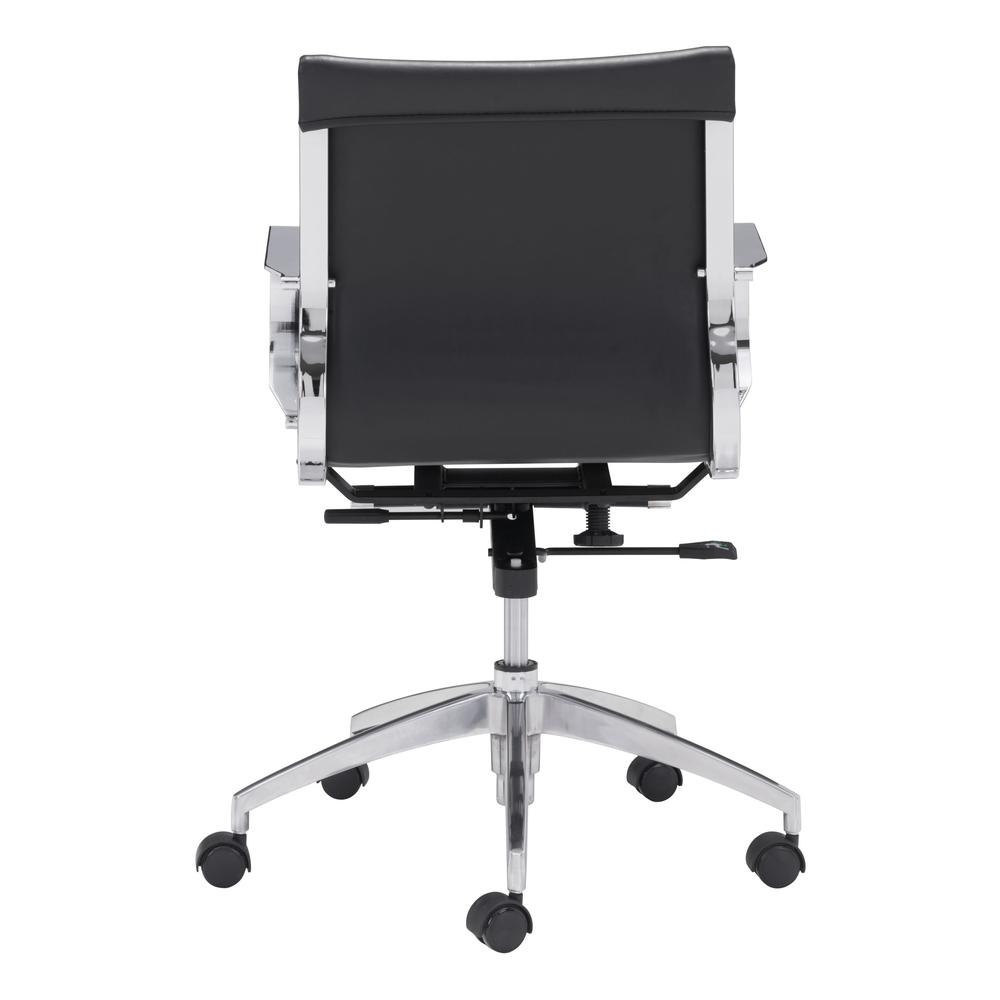 Low Back Office Chair Black. Picture 4