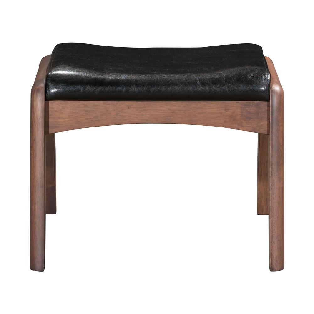 Lounge Chair & Ottoman Set, Black. Picture 8