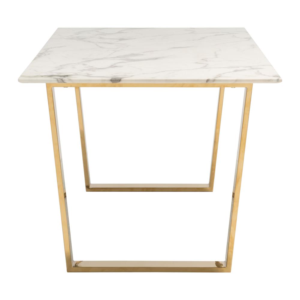 Atlas Dining Table Stone & Gold. Picture 2