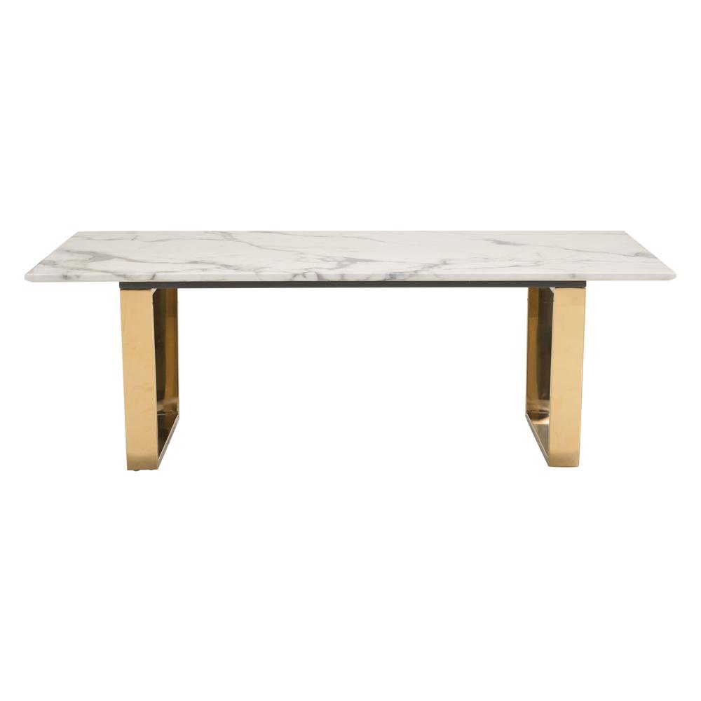 Atlas Coffee Table Stone & Gold. Picture 3