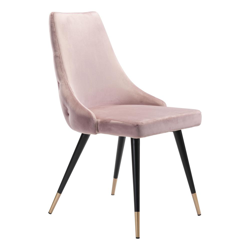 Piccolo Dining Chair Pink  Velvet. The main picture.