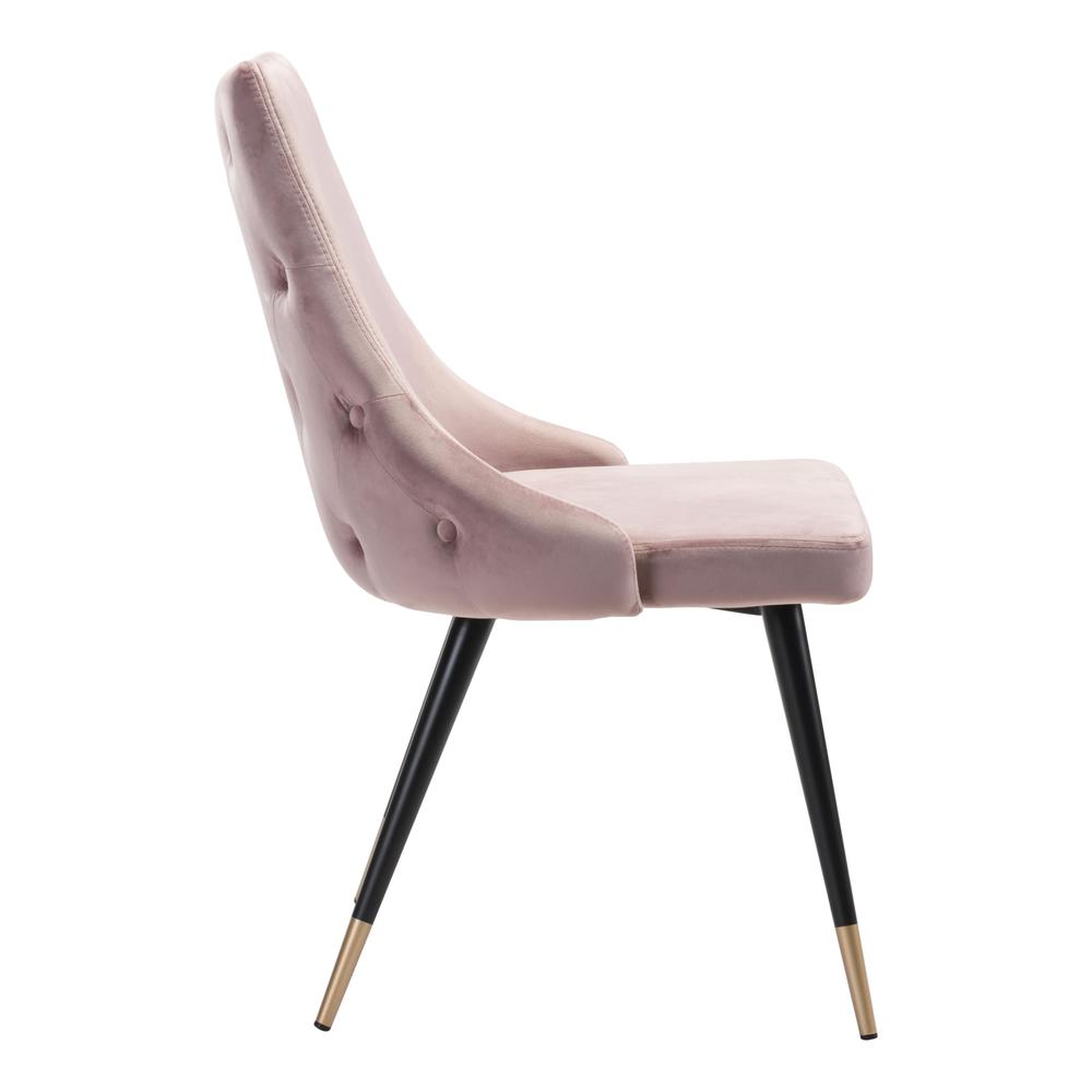 Piccolo Dining Chair Pink  Velvet. Picture 2