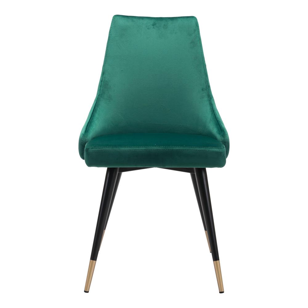Piccolo Dining Chair (Set of 2), Green Velvet, Belen Kox. Picture 3