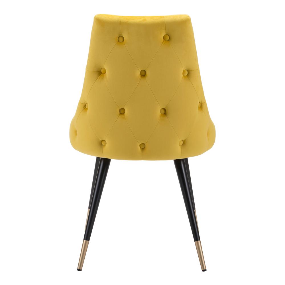 Piccolo Dining Chair (Set of 2), Yellow Velvet, Belen Kox. Picture 4