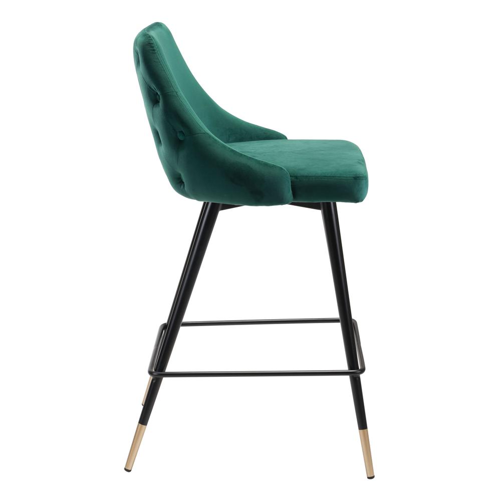 Piccolo Counter Chair, Green Velvet, Belen Kox. Picture 2