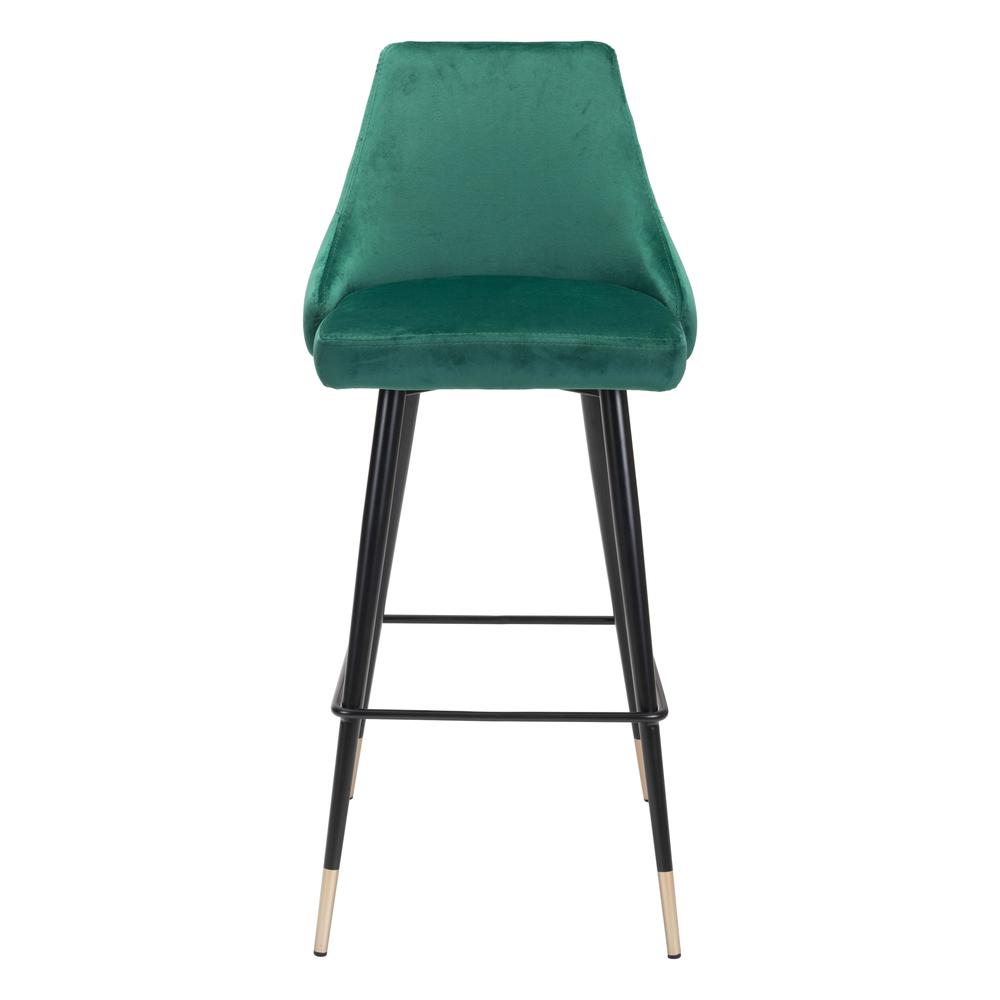 Piccolo Bar Chair, Green Velvet, Belen Kox. Picture 3