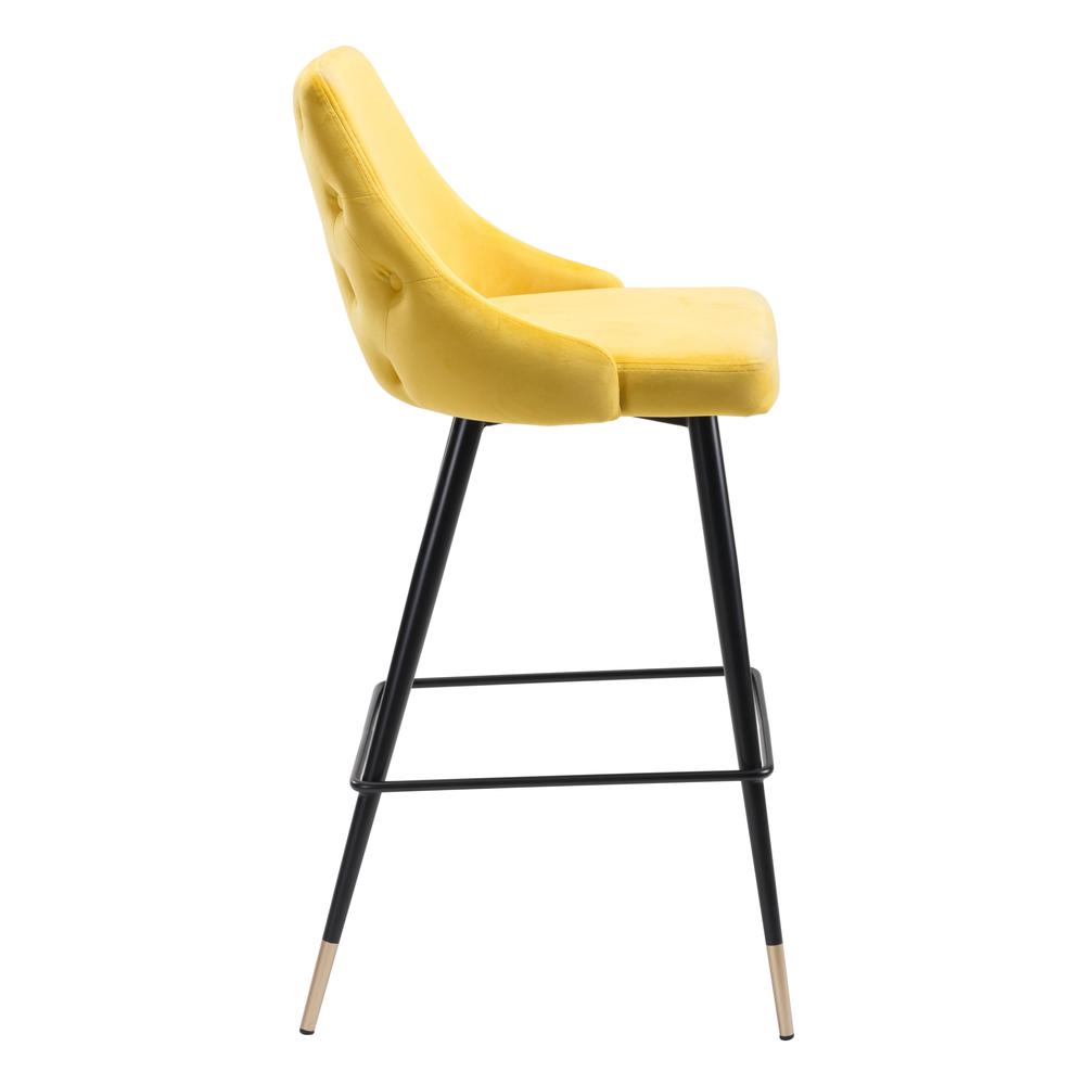 Piccolo Bar Chair, Yellow Velvet, Belen Kox. Picture 2