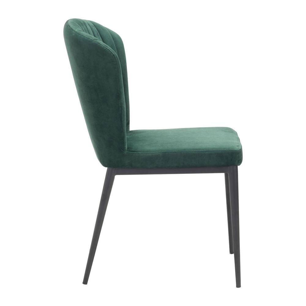 Tolivere Dining Chair Green Velvet. Picture 2