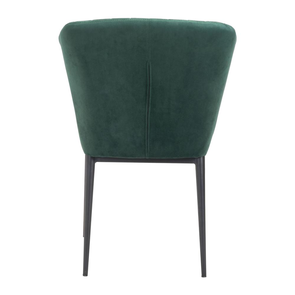 Tolivere Dining Chair Green Velvet. Picture 4