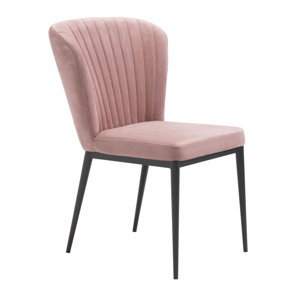 Tolivere Dining Chair (Set of 2), Pink Velvet, Belen Kox. Picture 1