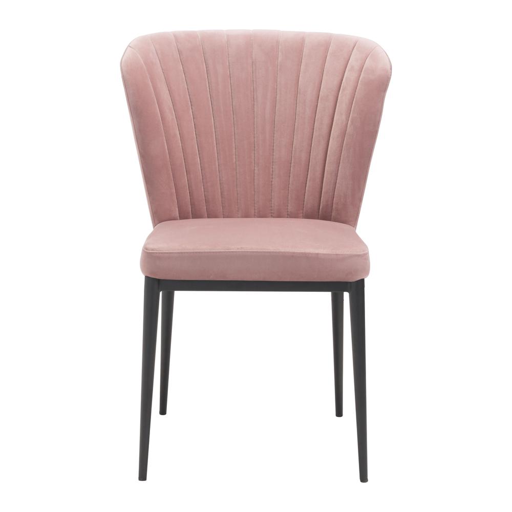 Tolivere Dining Chair (Set of 2), Pink Velvet, Belen Kox. Picture 3