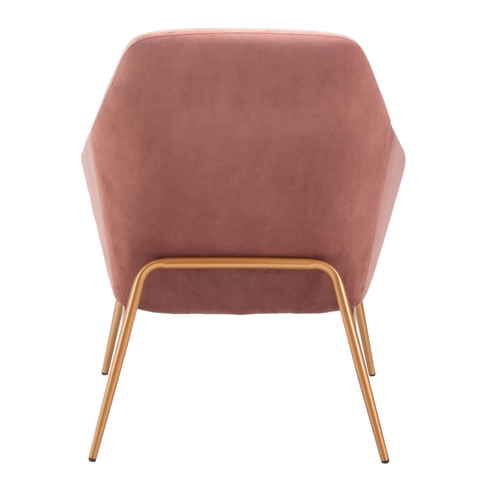 Debonair Arm Chair Pink Velvet. Picture 4
