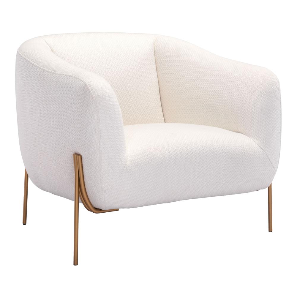 Micaela Arm Chair, Ivory & Gold, Belen Kox. Picture 1