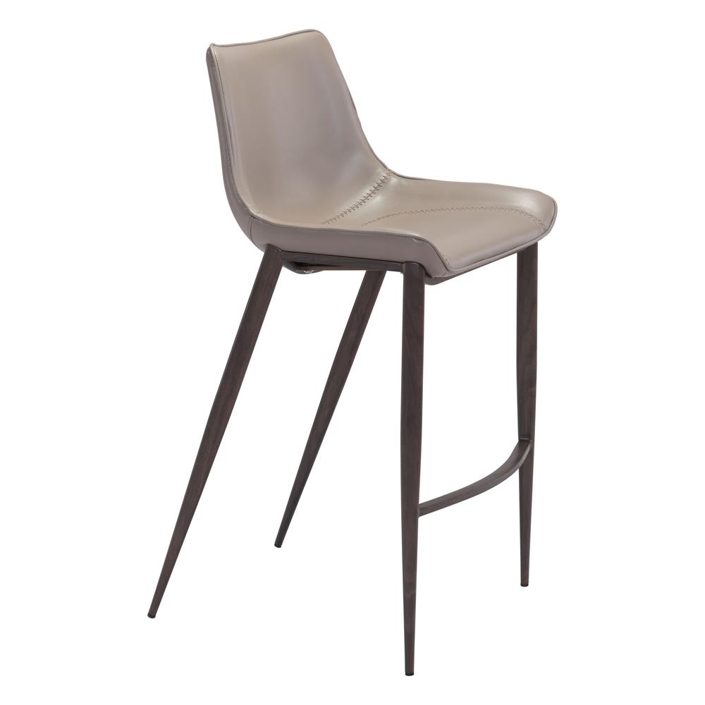 Magnus Bar Chair (Set of 2), Gray & Walnut, Belen Kox. Picture 1