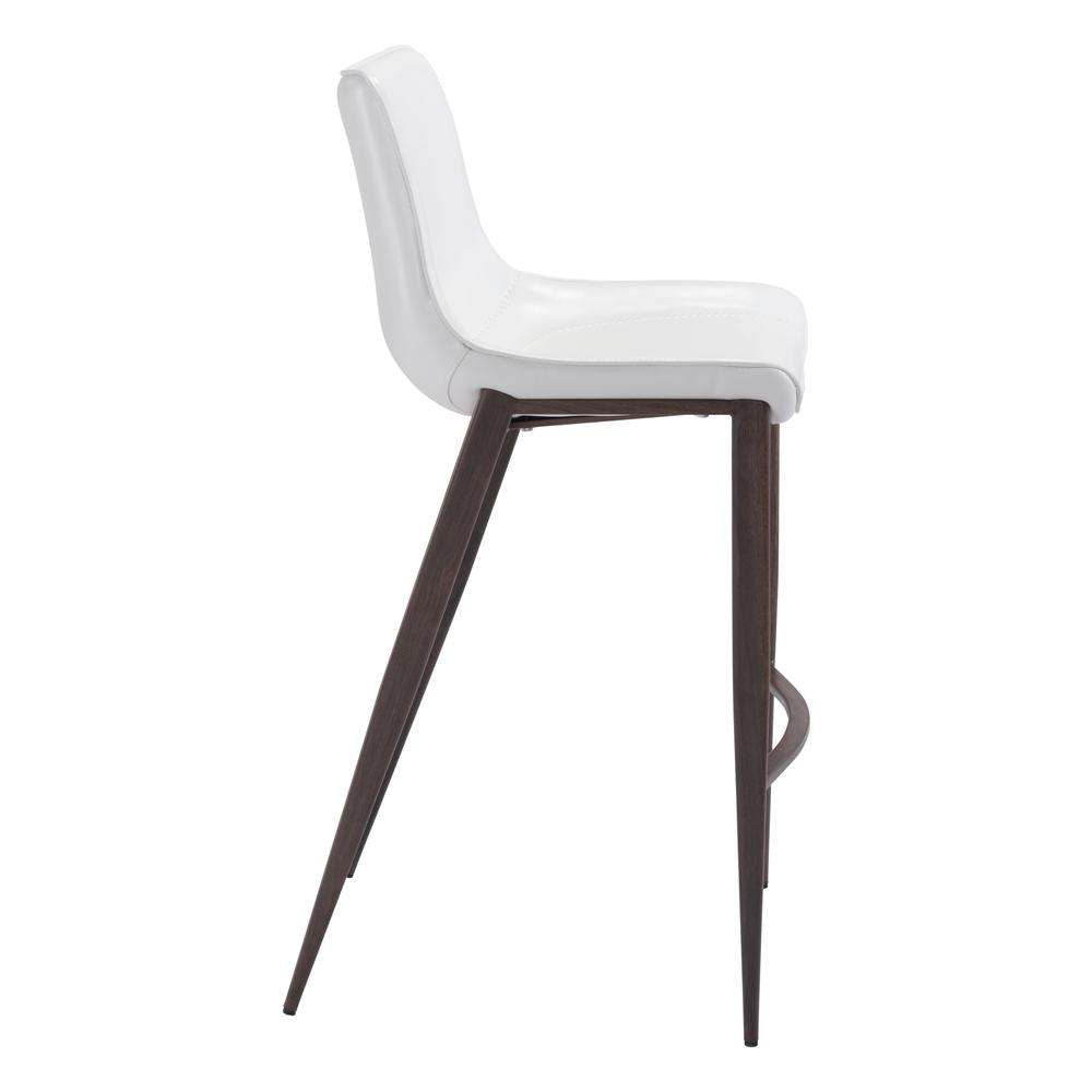 Magnus Bar Chair (Set of 2), White & Walnut, Belen Kox. Picture 2