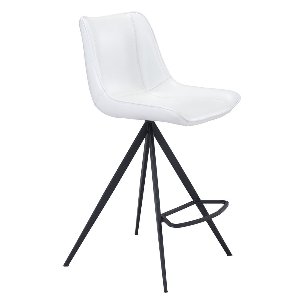 Aki Counter Chair (Set of 2), White & Black, Belen Kox. Picture 2