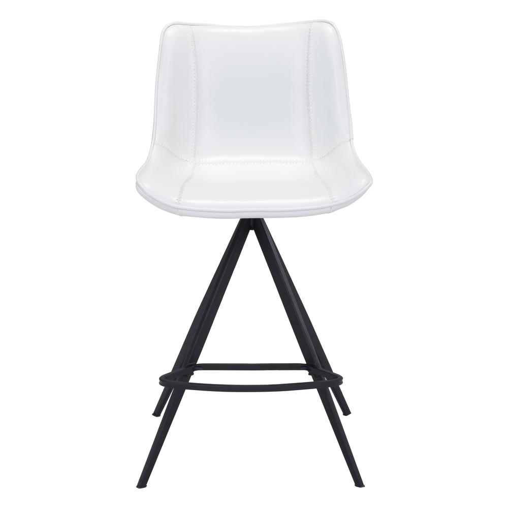 Aki Counter Chair (Set of 2), White & Black, Belen Kox. Picture 4