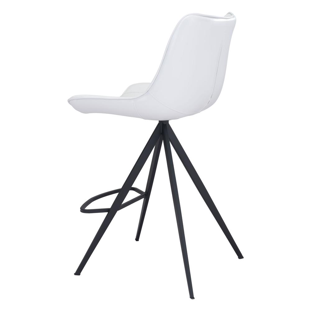 Aki Counter Chair (Set of 2), White & Black, Belen Kox. Picture 6