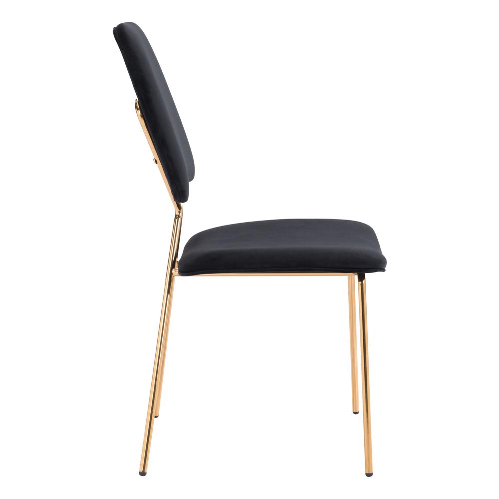 Chloe Chair Black  (Set of 2). Picture 4