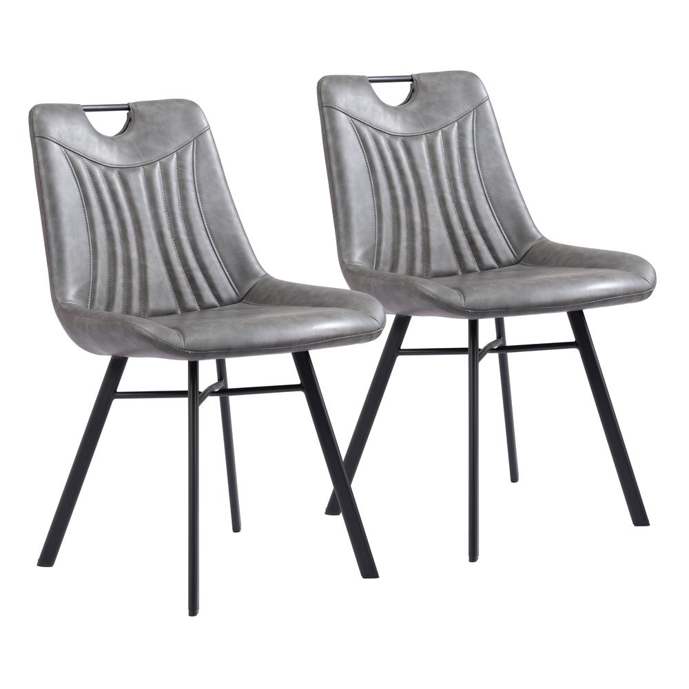 Tyler Dining Chair (Set of 2) Vintage Gray. Picture 1
