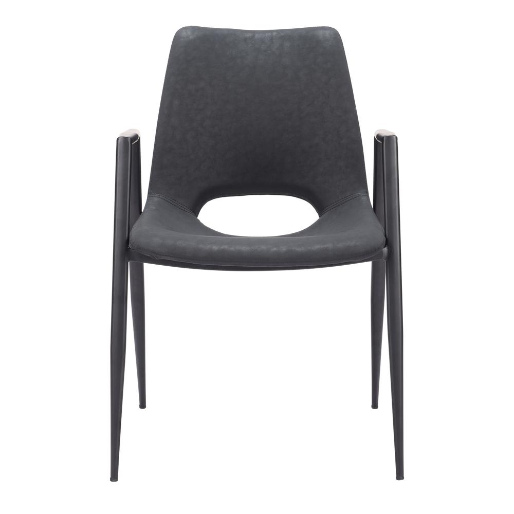 Desi Dining Chair (Set of 2) Black. Picture 6