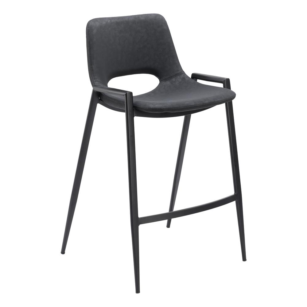 Desi Counter Stool (Set of 2) Black. Picture 7
