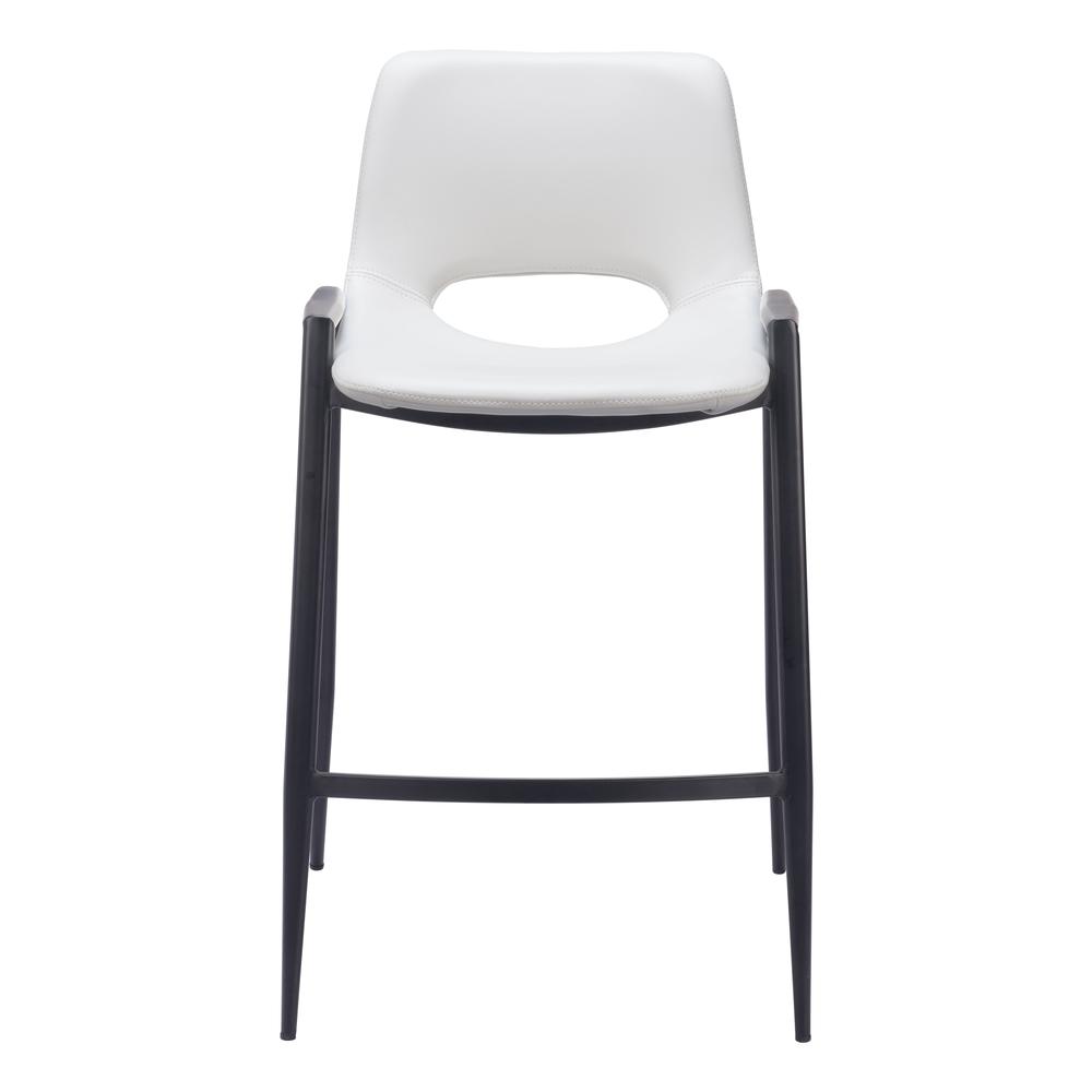 Desi Counter Stool (Set of 2) White. Picture 4