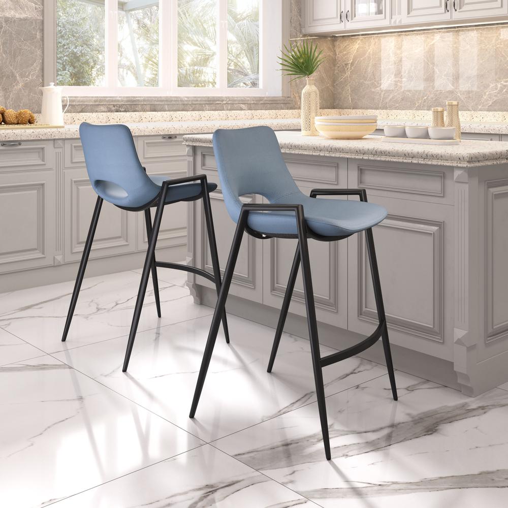 Desi Counter Stool (Set of 2) Blue. Picture 10