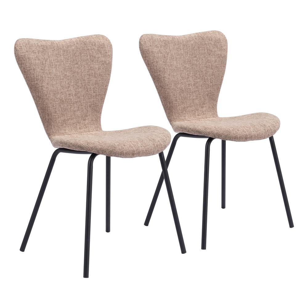 Tollo Dining Chair (Set of 2) Brown. Picture 9