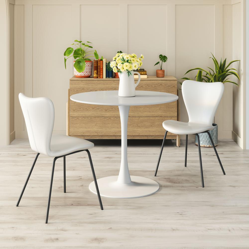 Torlo Dining Chair (Set of 2) White. Picture 11
