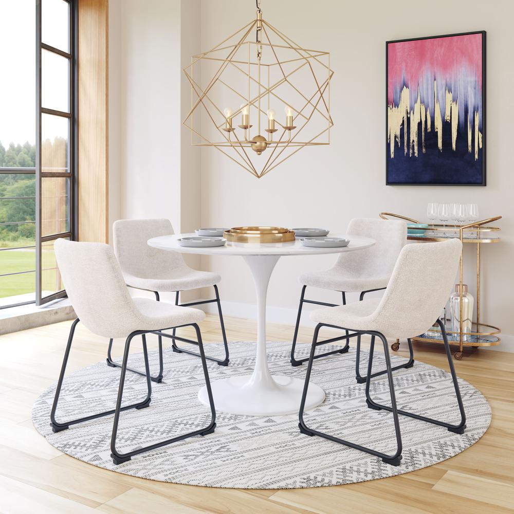 Smart Dining Chair (Set of 2) Ivory. Picture 13