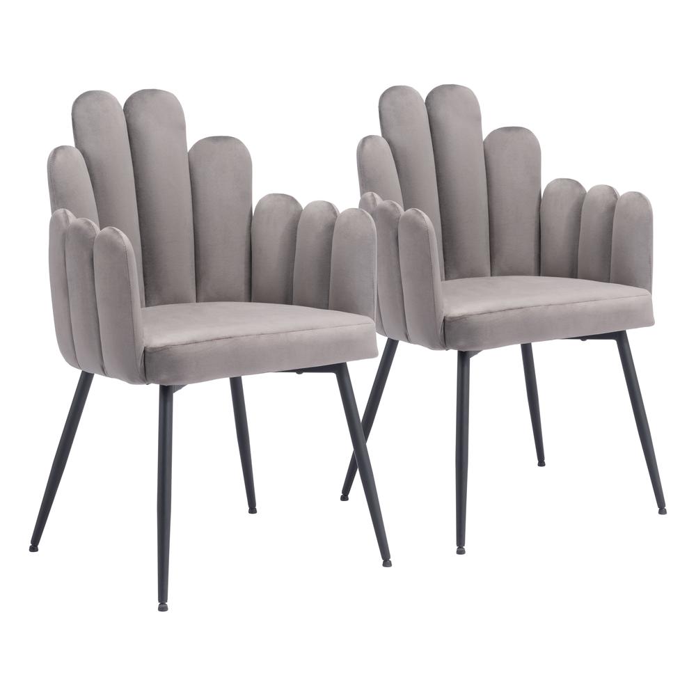 Noosa Dining Chair (Set of 2) Gray. Picture 10