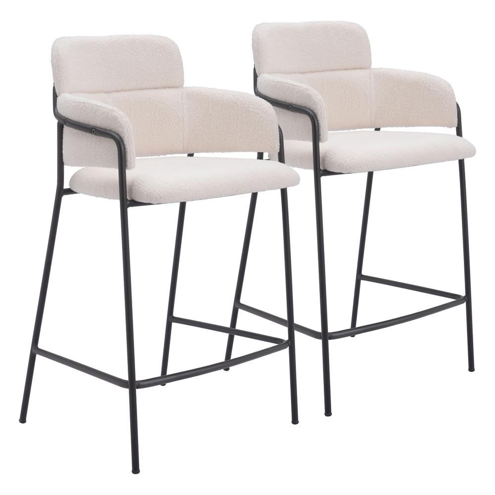 Marcel Counter Stool (Set of 2) Cream. Picture 6