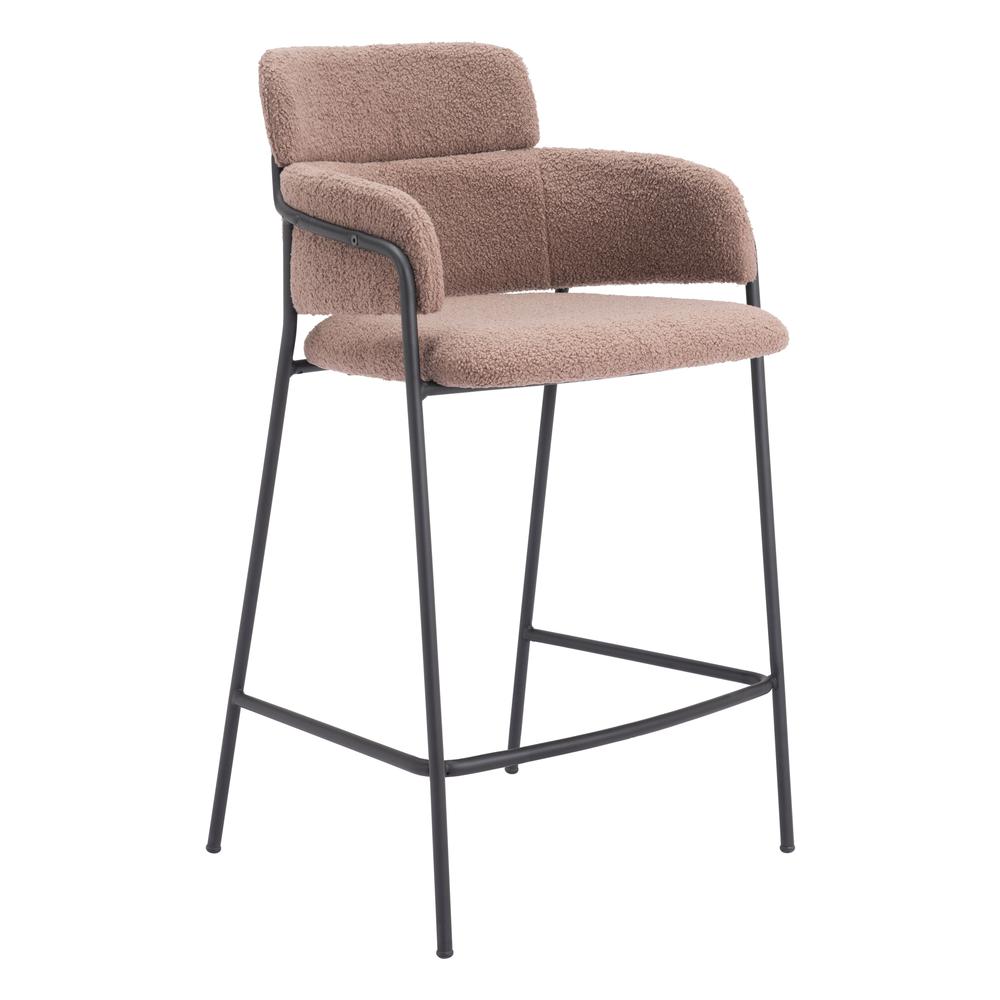 Marcel Counter Stool (Set of 2) Brown. Picture 1
