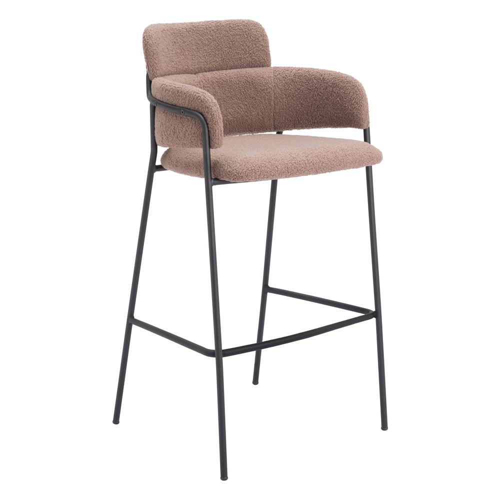 Marcel Barstool (Set of 2) Brown. Picture 3
