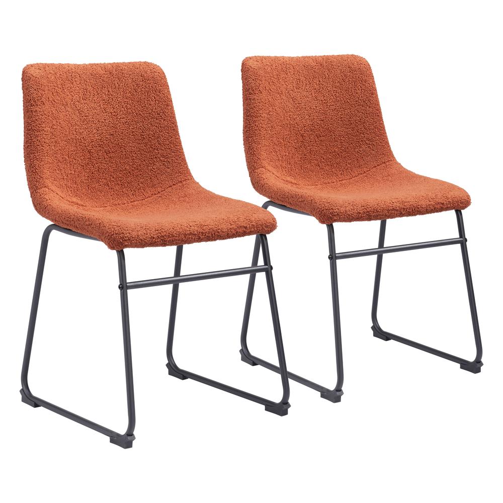 Smart Dining Chair (Set of 2) Burnt Orange. Picture 11