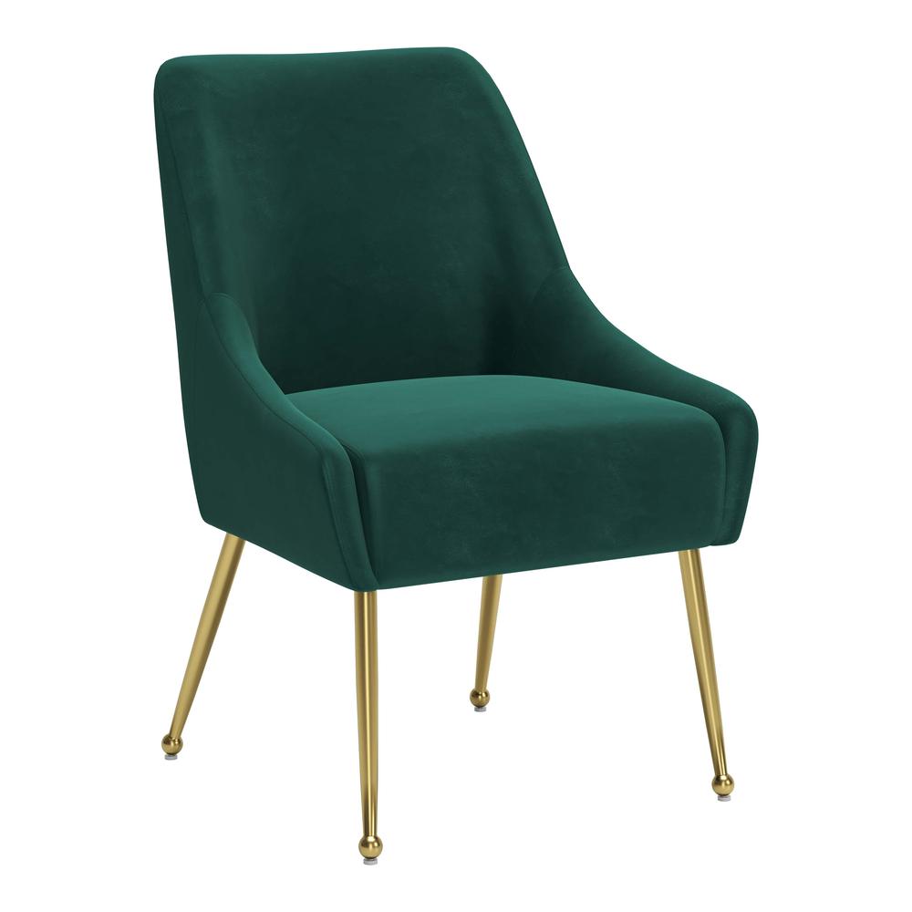 Maxine Dining Chair Green & Gold. Picture 6