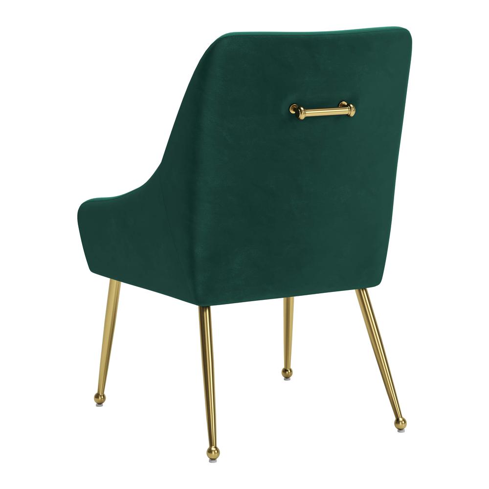 Maxine Dining Chair Green & Gold. Picture 1