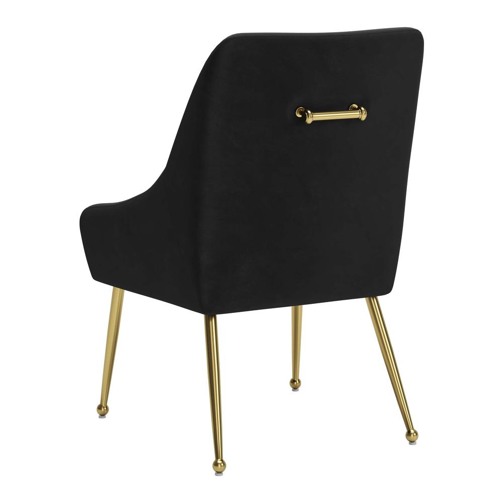 Maxine Dining Chair Black & Gold. Picture 5